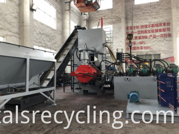 Y83W-630 Waste Steel Cuttings Horizontal Automatic Briquette Machine